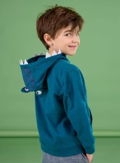 Sweat à Capuche Bleu Canard -Dpam 23S902W1GIL 714 3