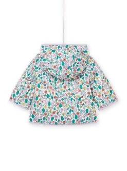 Doudoune à Capuche Et à Imprimé Fleuri -Dpam 23SG09J7D3E D329 14