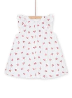 Robe Blanche Sans Manches à Imprimé Fantaisie -Dpam 23SG09O1ROB 000 14