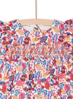 Robe écru à Imprimé Fleuri -Dpam 23SG09U1ROB 001 12