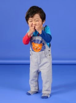 Salopette Longue à Imprimé à Rayures -Dpam 23SG10N1SAL 622 2