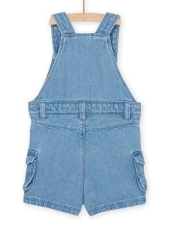 Salopette Bleue Courte En Jean -Dpam 23SG10V1SAC P272 14