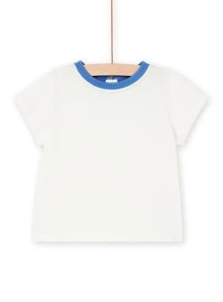 T-shirt Et Salopette Craie à Imprimé Fleuri -Dpam 23SG10W1ENS 632 14