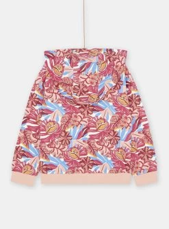 Haut De Jogging Rose Et Bleu à Imprimé Fleuri Fille -Dpam 23W901B1JGH 003 13