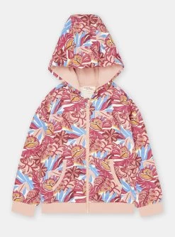 Haut De Jogging Rose Et Bleu à Imprimé Fleuri Fille -Dpam 23W901B1JGH 003 14