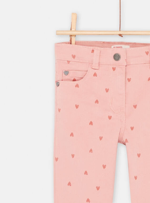 Jean Rose Thé à Imprimé Coeur Fille 4 Jean Rose Thé à Imprimé Coeur Fille – Bild 2