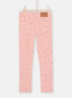 Jean Rose Thé à Imprimé Coeur Fille 7 Jean Rose Thé à Imprimé Coeur Fille -Dpam 23W901G1PAN D329 13