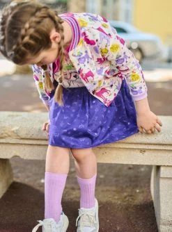 Jupe Réversible Bleu Nocturne Fille -Dpam 23W901H1JUP 713 12