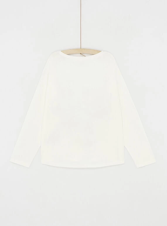 T-shirt écru à Animation Chiens Et Chats Fille 5 T-shirt écru à Animation Chiens Et Chats Fille – Bild 3