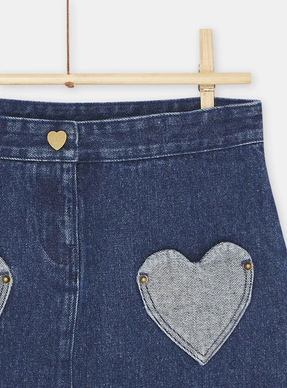 Jupe Bleue En Jean Fille 5 Jupe Bleue En Jean Fille – Bild 3