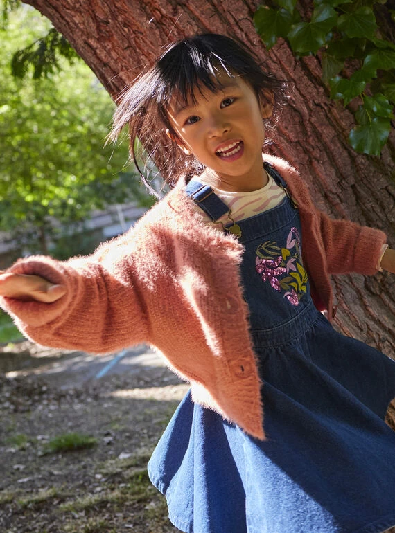 Robe Salopette Bleue En Jean Fille 4 Robe Salopette Bleue En Jean Fille – Bild 2