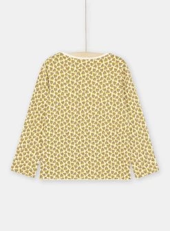 T-shirt Réversible Sur Fond écru Fille -Dpam 23W901I4TML 003 14