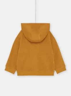 Haut De Jogging Caramel à Capuche Garçon -Dpam 23W902B2JGH 809 13