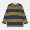 Polo Bleu Marine Et Vert à Imprimé à Rayures Garçon -Dpam 23W902B5POL G631 11