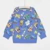 Sweat Bleu Pervenche à Imprimé Garçon -Dpam 23W902H1SWE 221 11