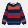 Pull Multicolore à Rayures Garçon -Dpam 23W902M3GIL 705 11
