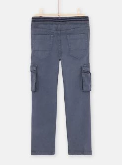 Pantalon Cargo Gris Garçon -Dpam 23W902M4PAN J904 13