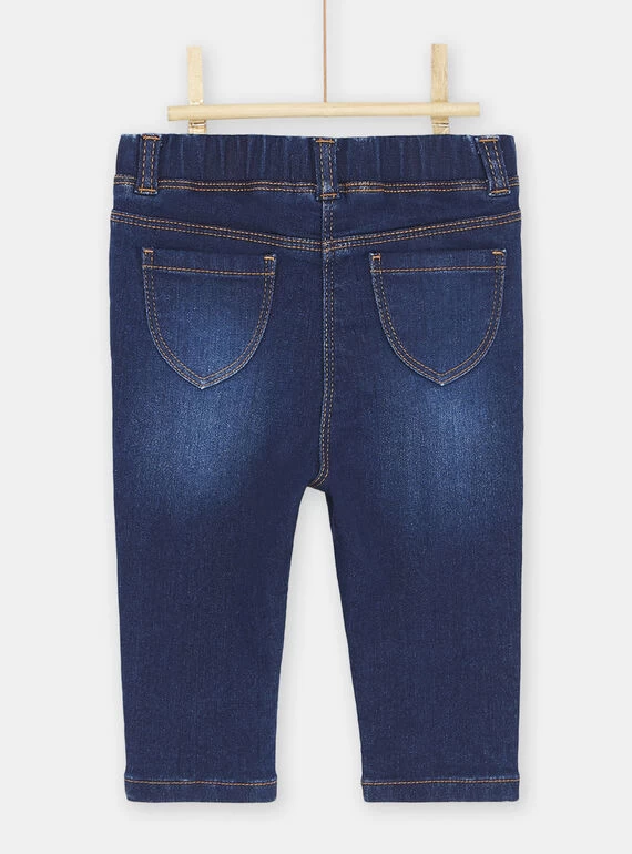 Jean Bleu Foncé à Poches En Forme De Coeur Fille 5 Jean Bleu Foncé à Poches En Forme De Coeur Fille – Bild 3