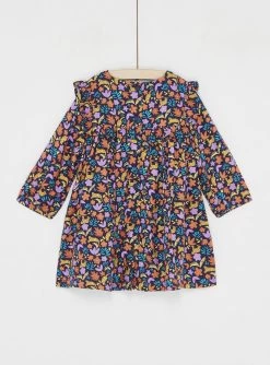 Robe Manches Longues Imprimée Orange Bébé Fille -Dpam 23WG09H1ROB J912 14