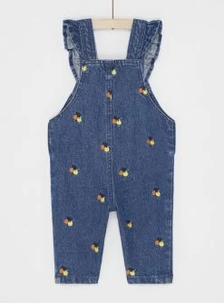Salopette Bleue En Denim Bébé Fille -Dpam 23WG09H1SAL P274 14