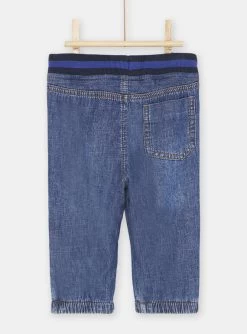 Pantalon En Denim Léger Bleu Bébé Garçon -Dpam 23WG10B1JEA P274 13
