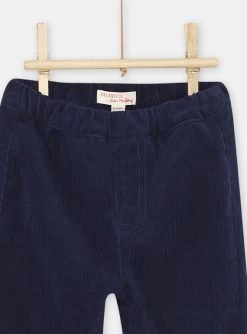 Pantalon En Velours Bleu Foncé Bébé Garçon
