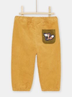 Pantalon En Velours Miel Bébé Garçon -Dpam 23WG10B3PAN 107 13