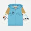 Sweat à Capuche Turquoise Bébé Garçon -Dpam 23WG10H1GIL 202 11