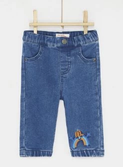 Jean Bleu En Denim Bébé Garçon