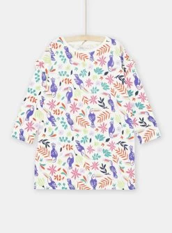 Chemise De Nuit Multicolore à Imprimé Tropical Fille