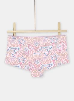 Lot De 3 Shortys Rose Et Blanc Fille -Dpam 23WH1163SHY D309 13