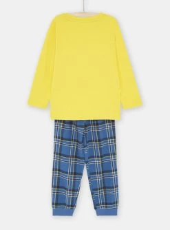 Pyjama Jaune à Motif Chien Garçon -Dpam 23WH1231PYJ B105 13