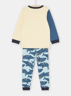 Pyjama Sable à Imprimé Requin Garçon Phosphorecent -Dpam 23WH1236PYJ 808 14