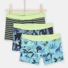 Lot De 3 Boxers Vert Et Bleu Garçon -Dpam 23WH1263BOX 705 11
