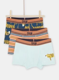Lot De 3 Caleçons Abricot Garçon